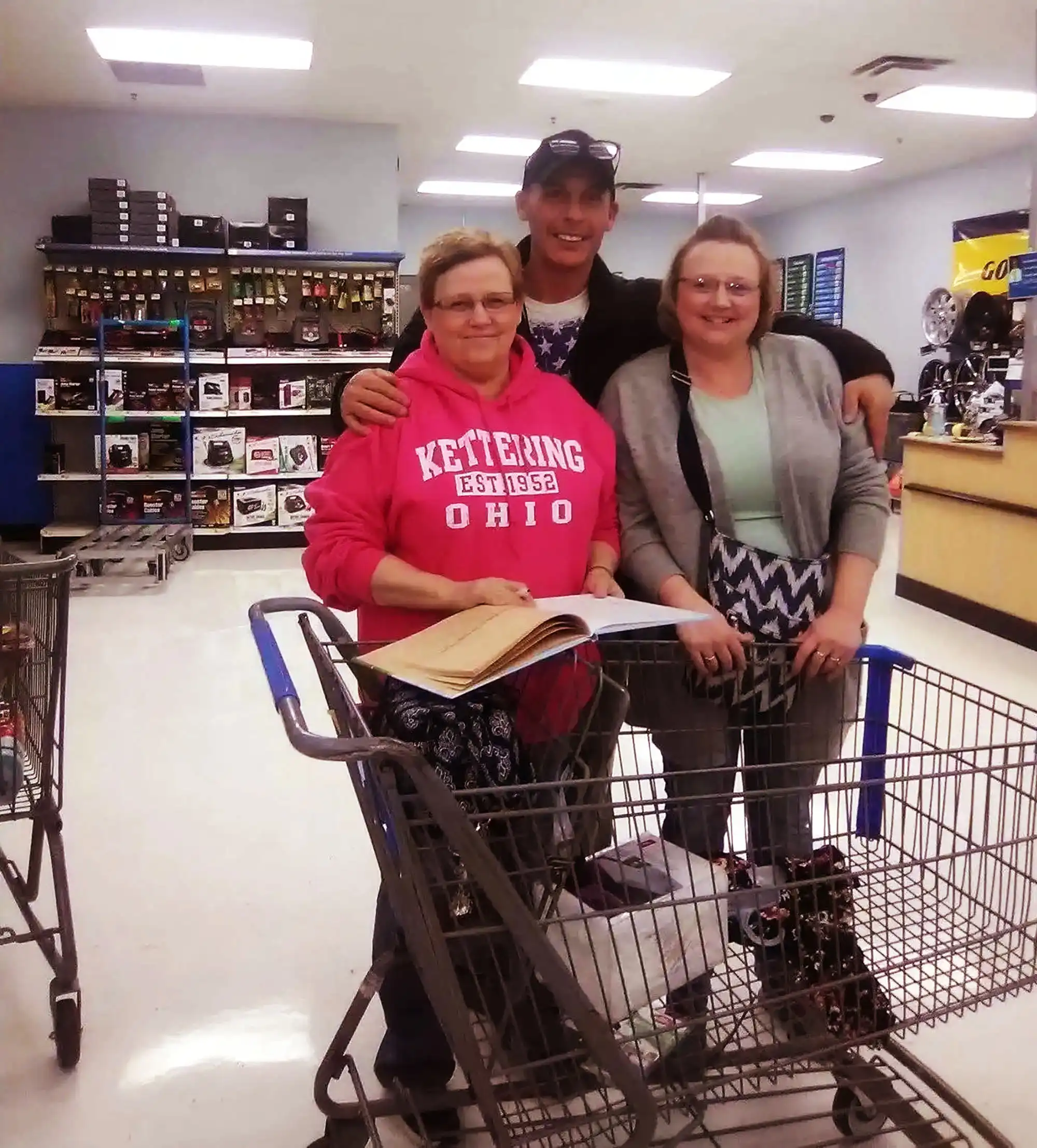 Walmarts across the US, author David Haave signs books for fans, Ohio, USA. -- David Haave